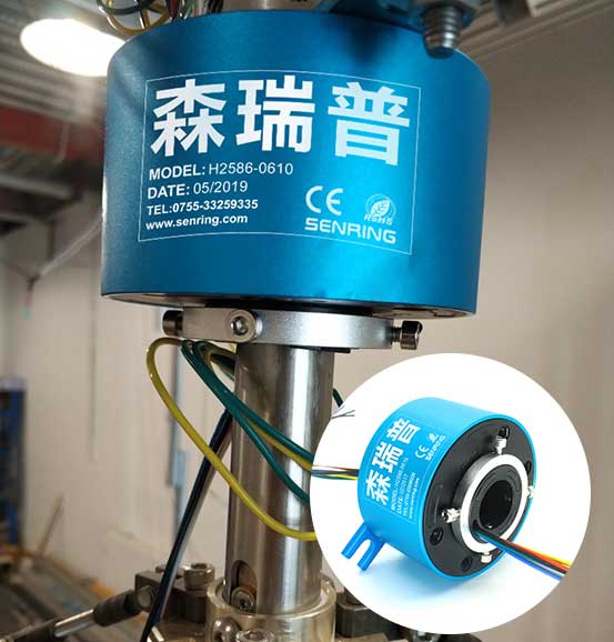 中空導電滑環安裝實例