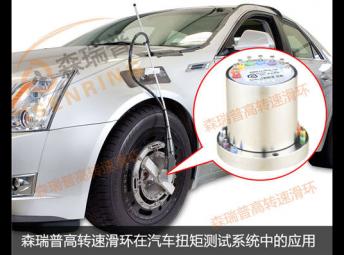 森瑞普SNG高轉速滑環在汽車半軸及傳動軸扭矩測試系統中的應用