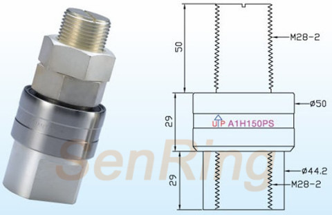 a1h150psA1H150PS系列水銀滑環(1路1500A電流)系列水銀導電滑環圖紙