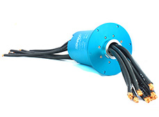 2M15804500系列500A過孔式大電流導電滑環
