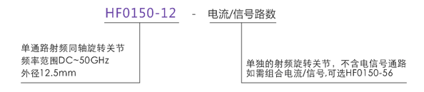 hf0150-12HF0150-12系列射頻旋轉關節系列滑環特點